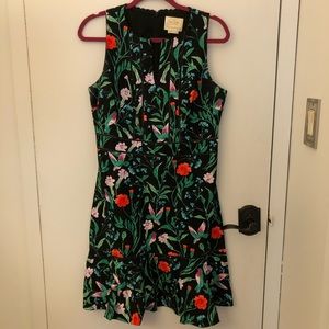 Kate spade Jardin print jacquard dress